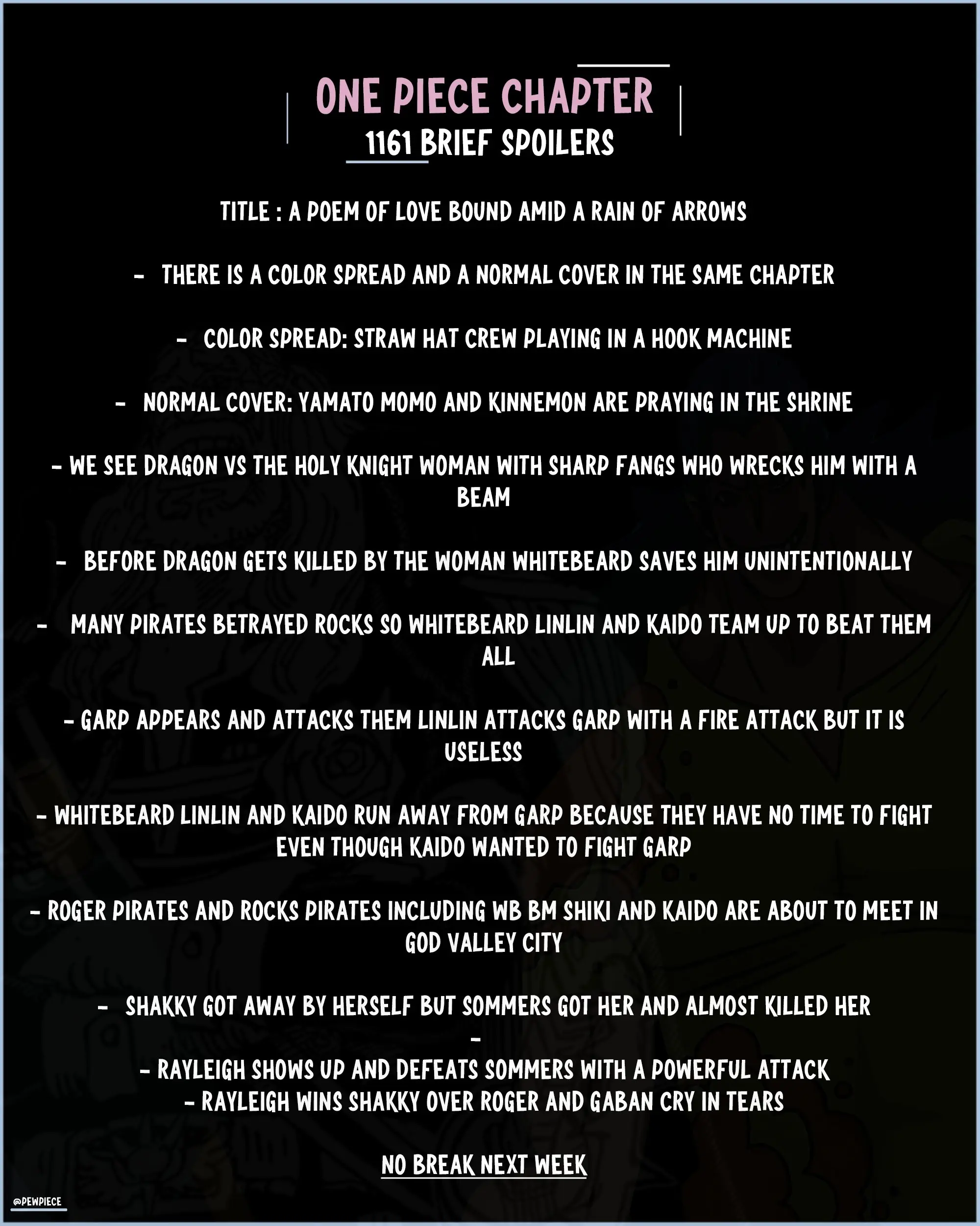 Kapitel 1161 - Spoiler - One Piece Forum - Pirateboard.net