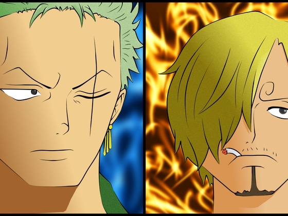 Zoro und Sanji