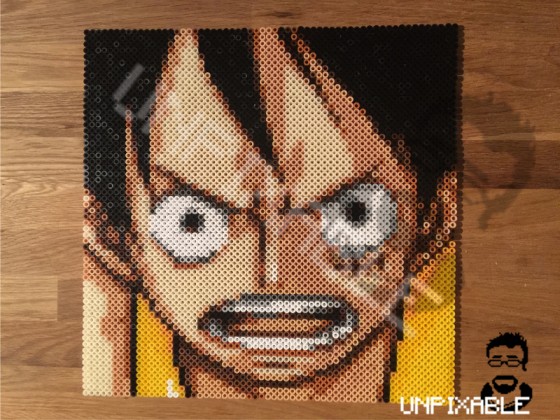 One Piece Pixel Art #001 Ruffy