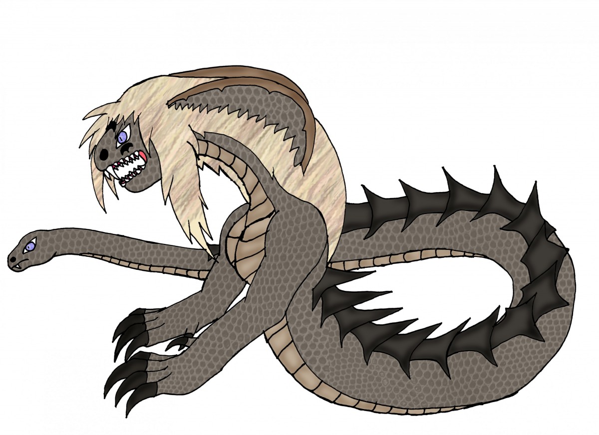 Stinger Naga-Tierform (schweif ist 2. Kopf)