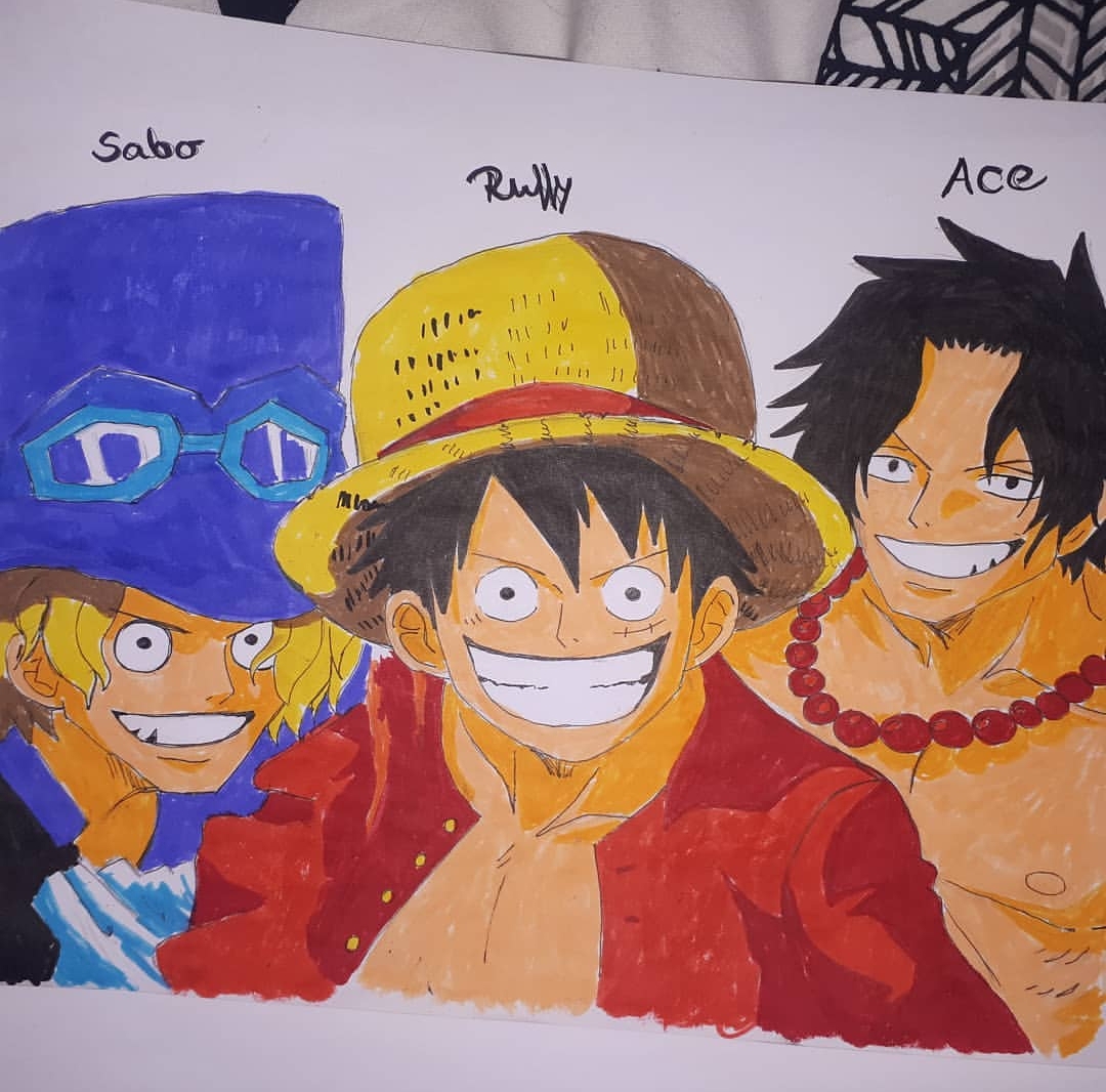 Ace Sabo Ruffy Galerie Pirateboard Das One Piece Forum
