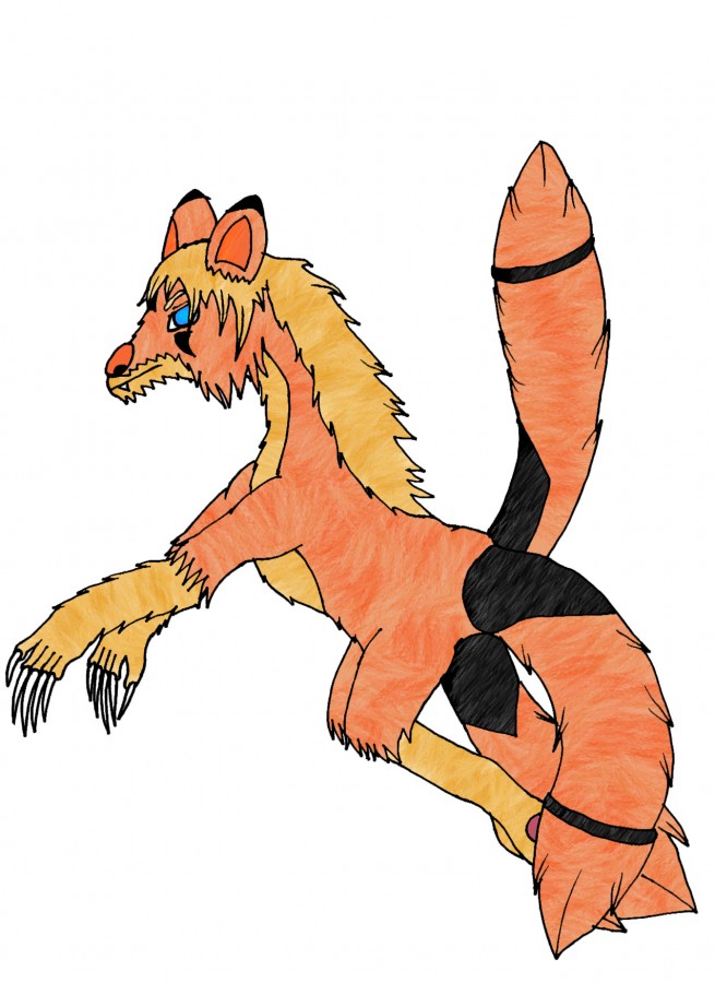 Abeeku 3-Schweifige Kitsune-Tierform